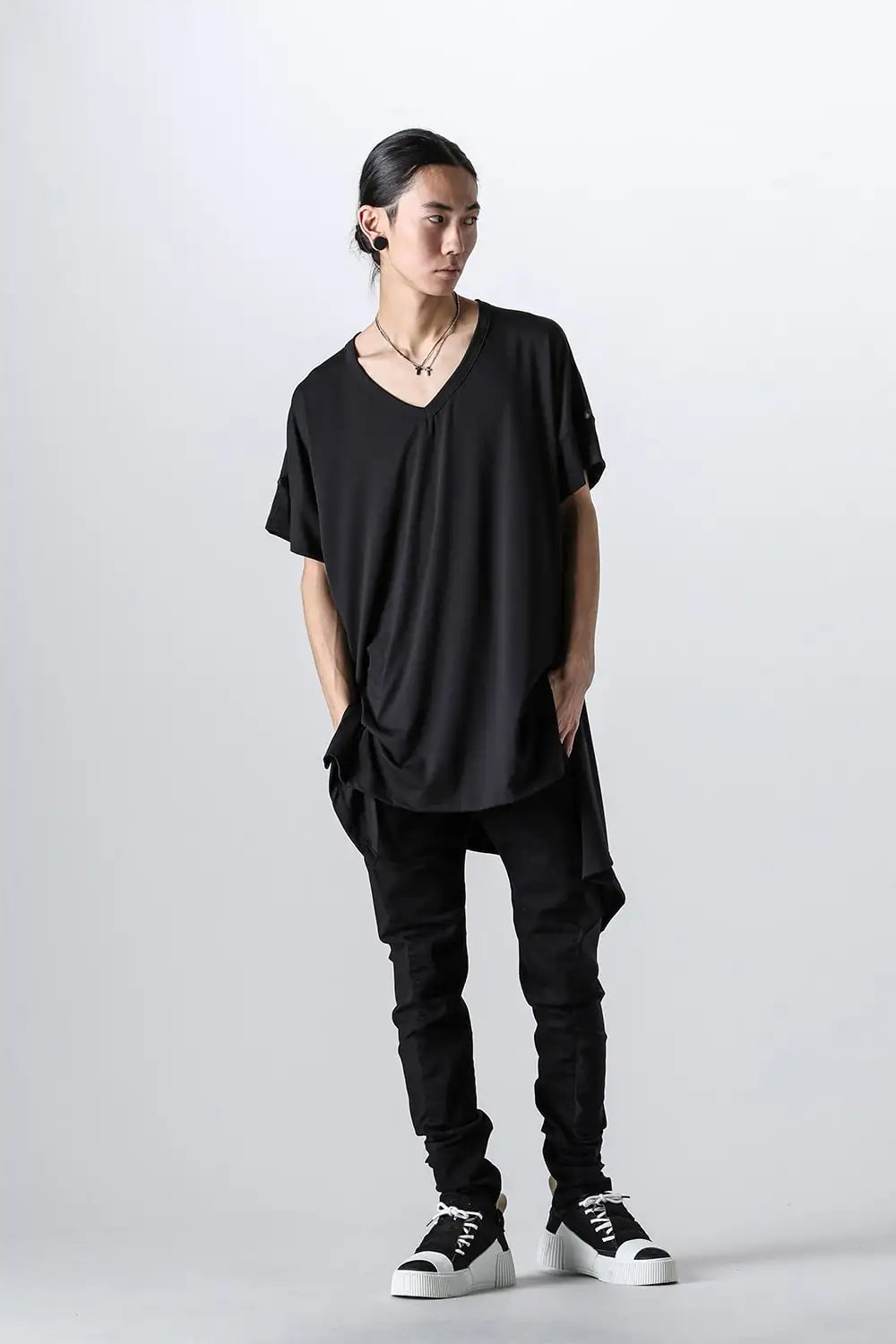 Flare V-Neck T-Shirt