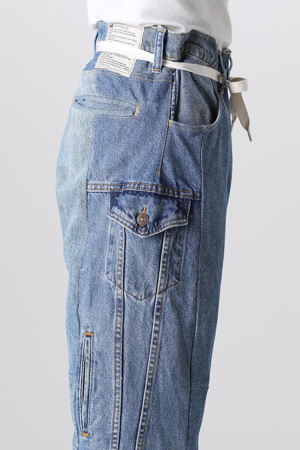 Denim Cargo Pants - L1