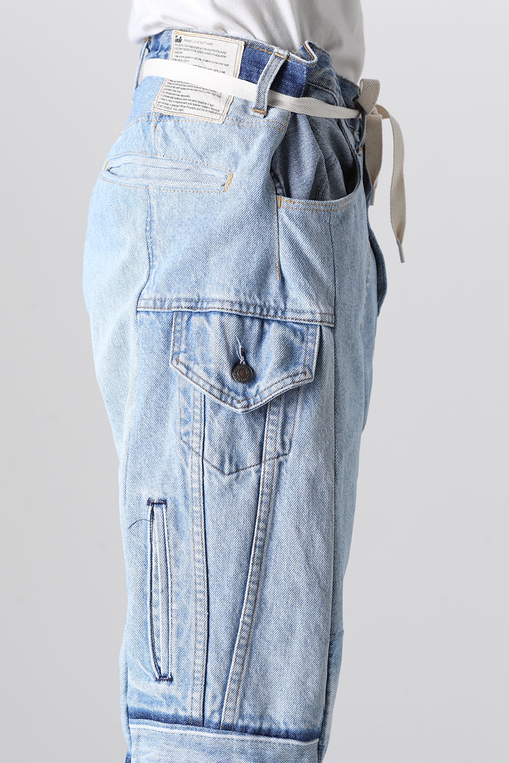 Denim Cargo Pants - M3