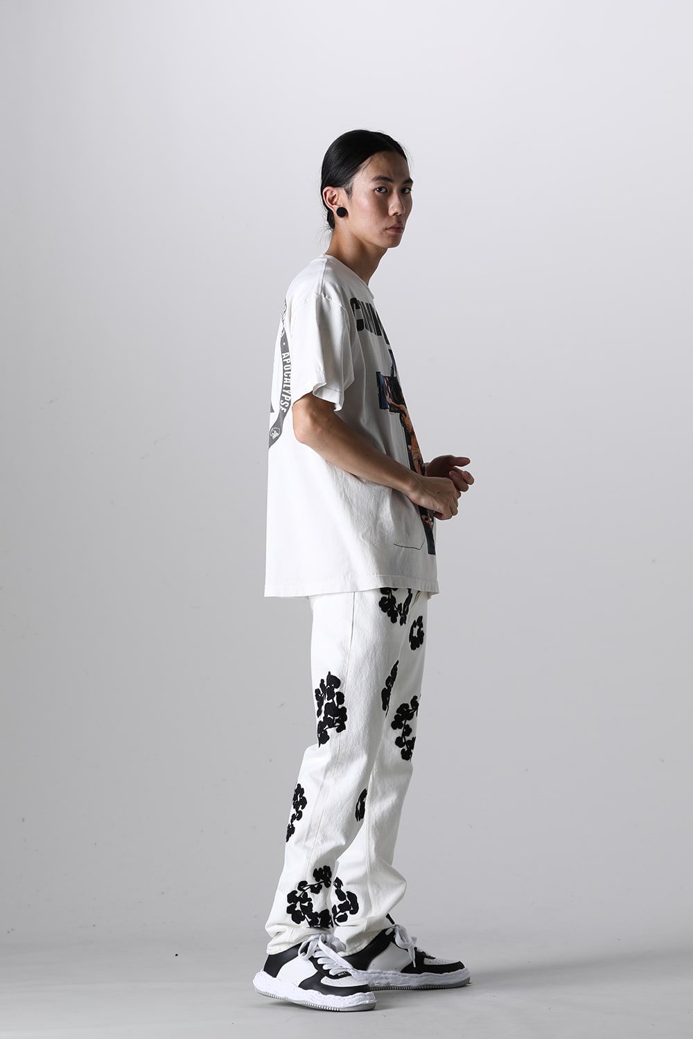 KOSUKE KAWAMURA × ©SAINT M×××××× COMPLICATED Short sleeve T-shirt