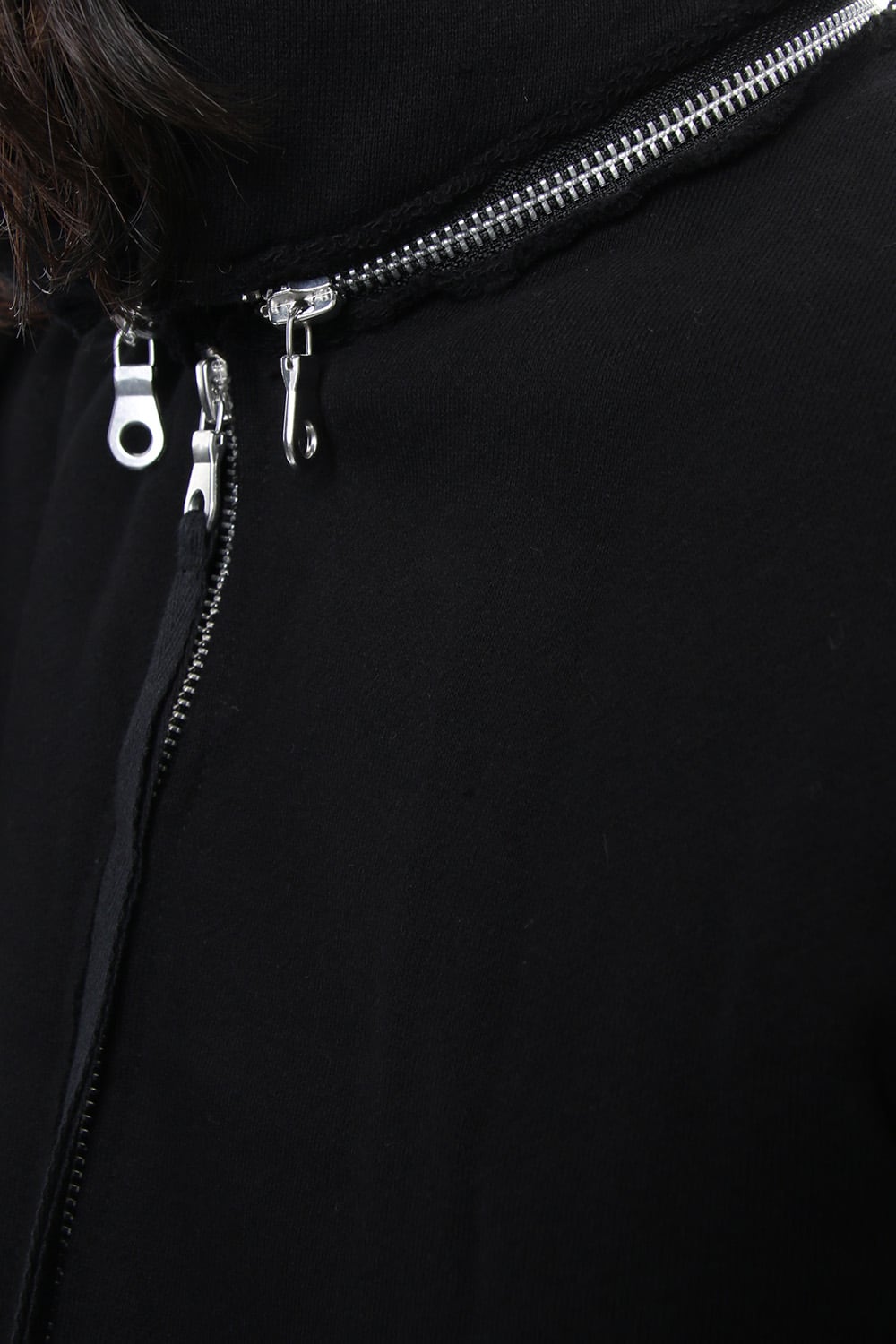 Removable hoodie blouson - Black