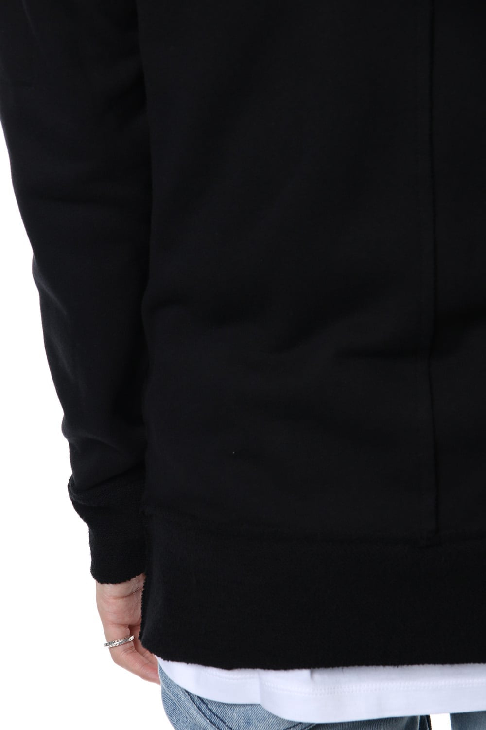 Removable hoodie blouson - Black