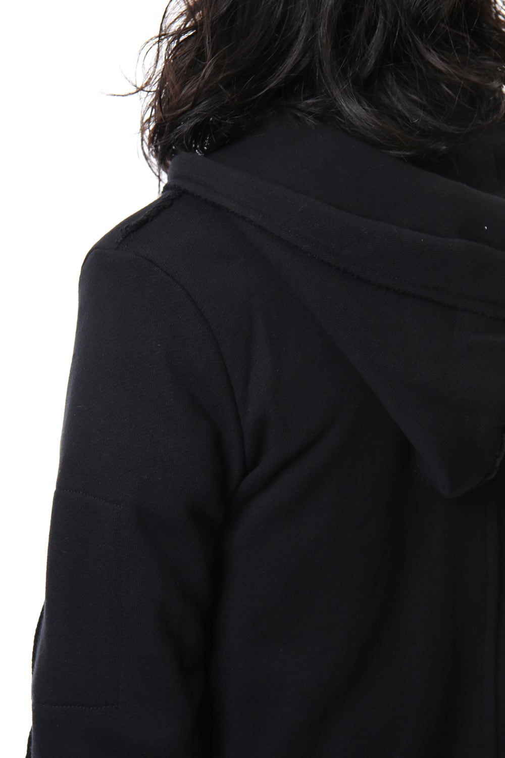 Removable hoodie blouson - Black