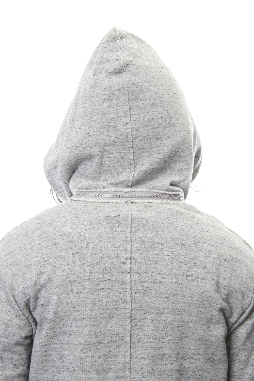 Removable hoodie blouson - Snow Gray