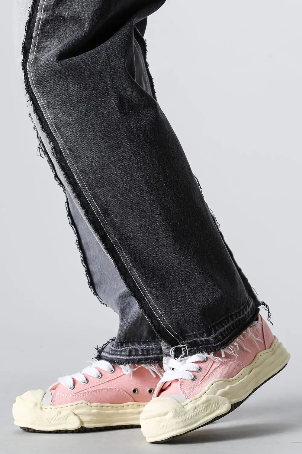 HANK Low Cut canvas Vintage like Sole Pink