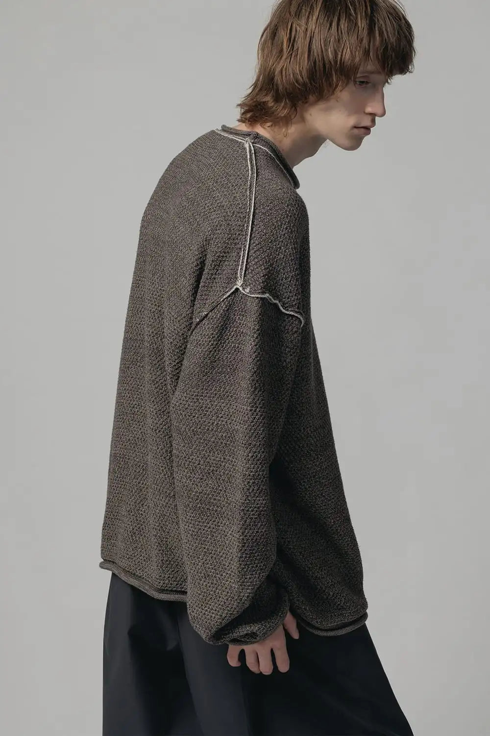 7G Pullover Sweater Gray