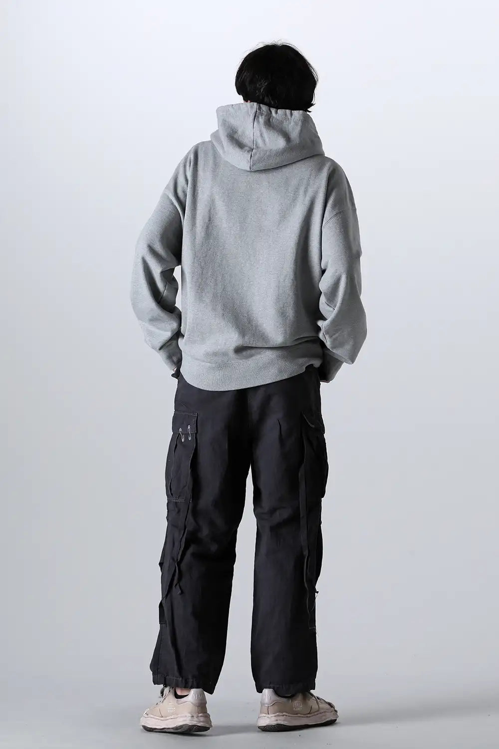 NASA Printed Hoodie Gray