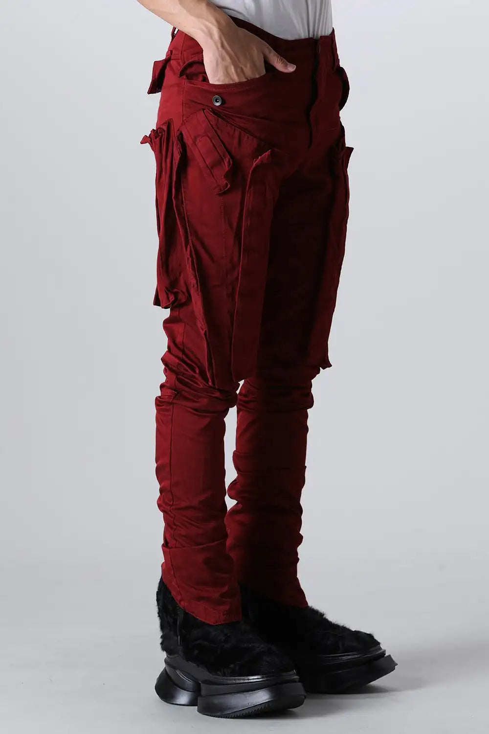 Tactical Skinny Pants Red