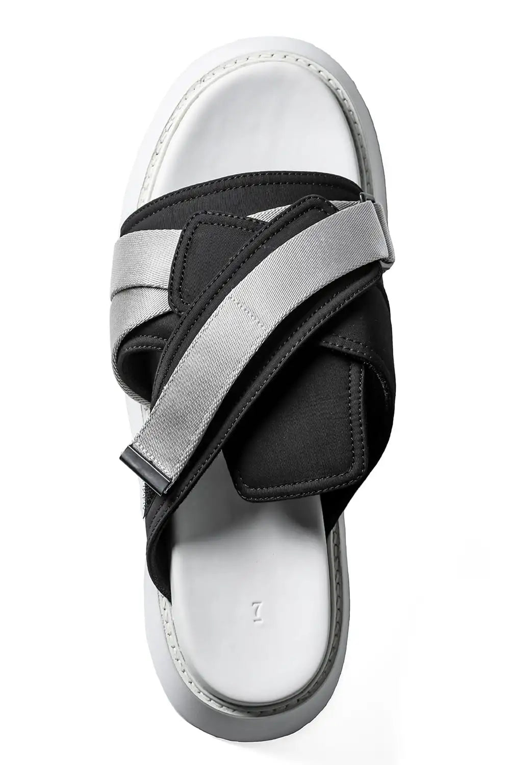 Velcro Sandal Black/White