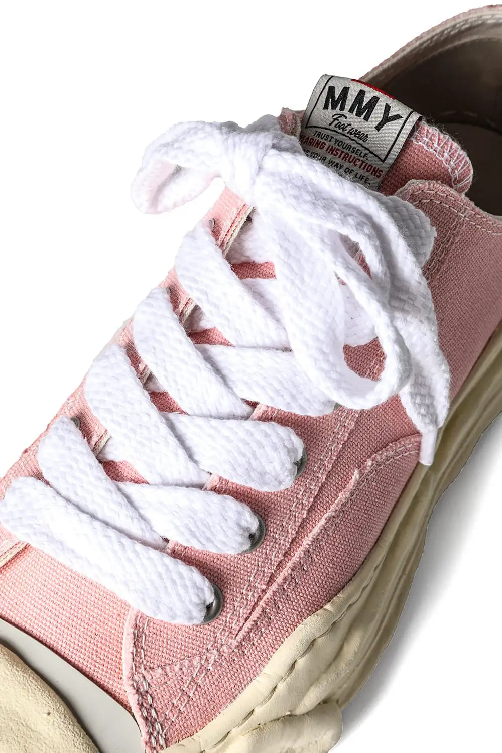 HANK Low Cut canvas Vintage like Sole Pink