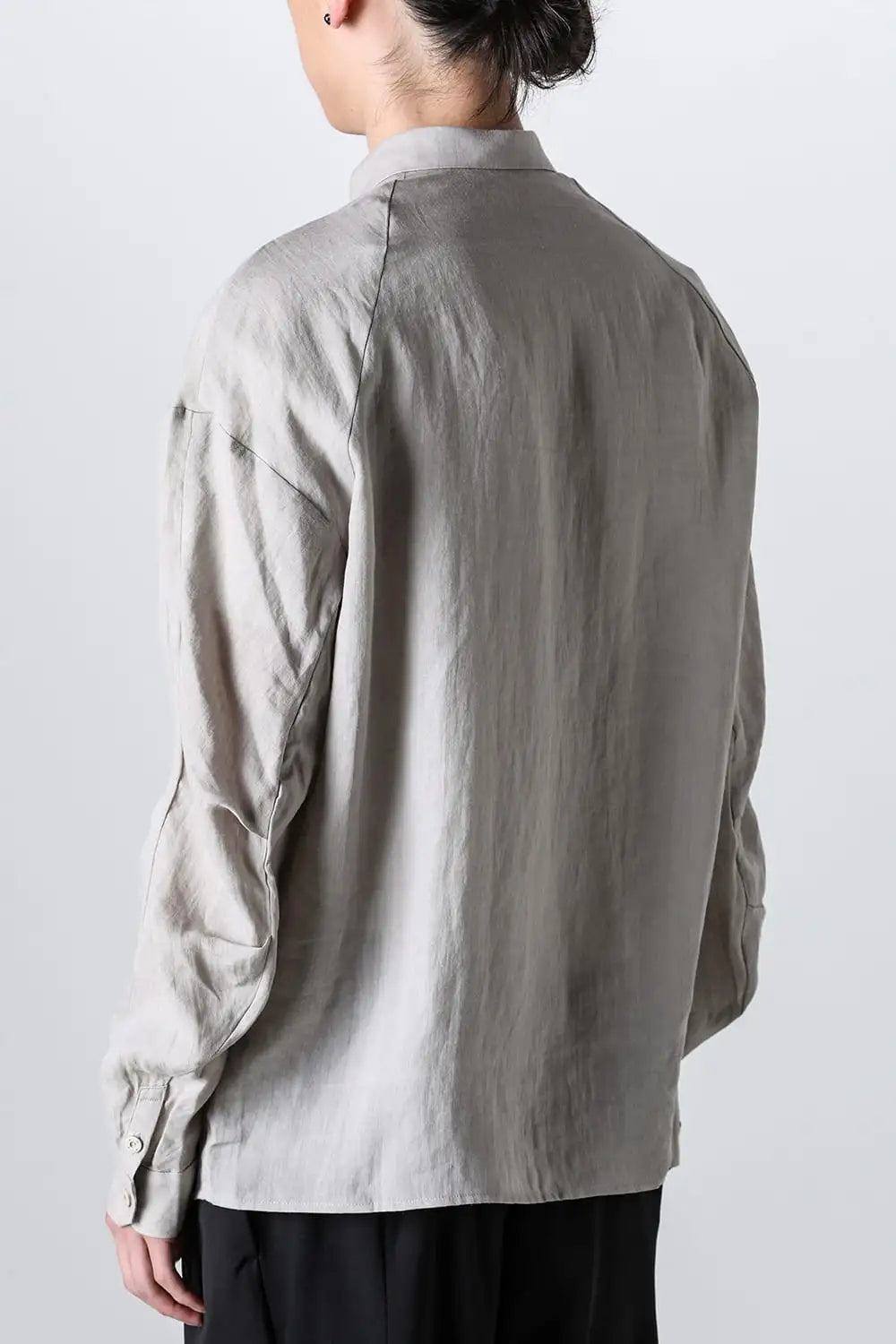 シャツ ルーズフィット ラミー Ecru