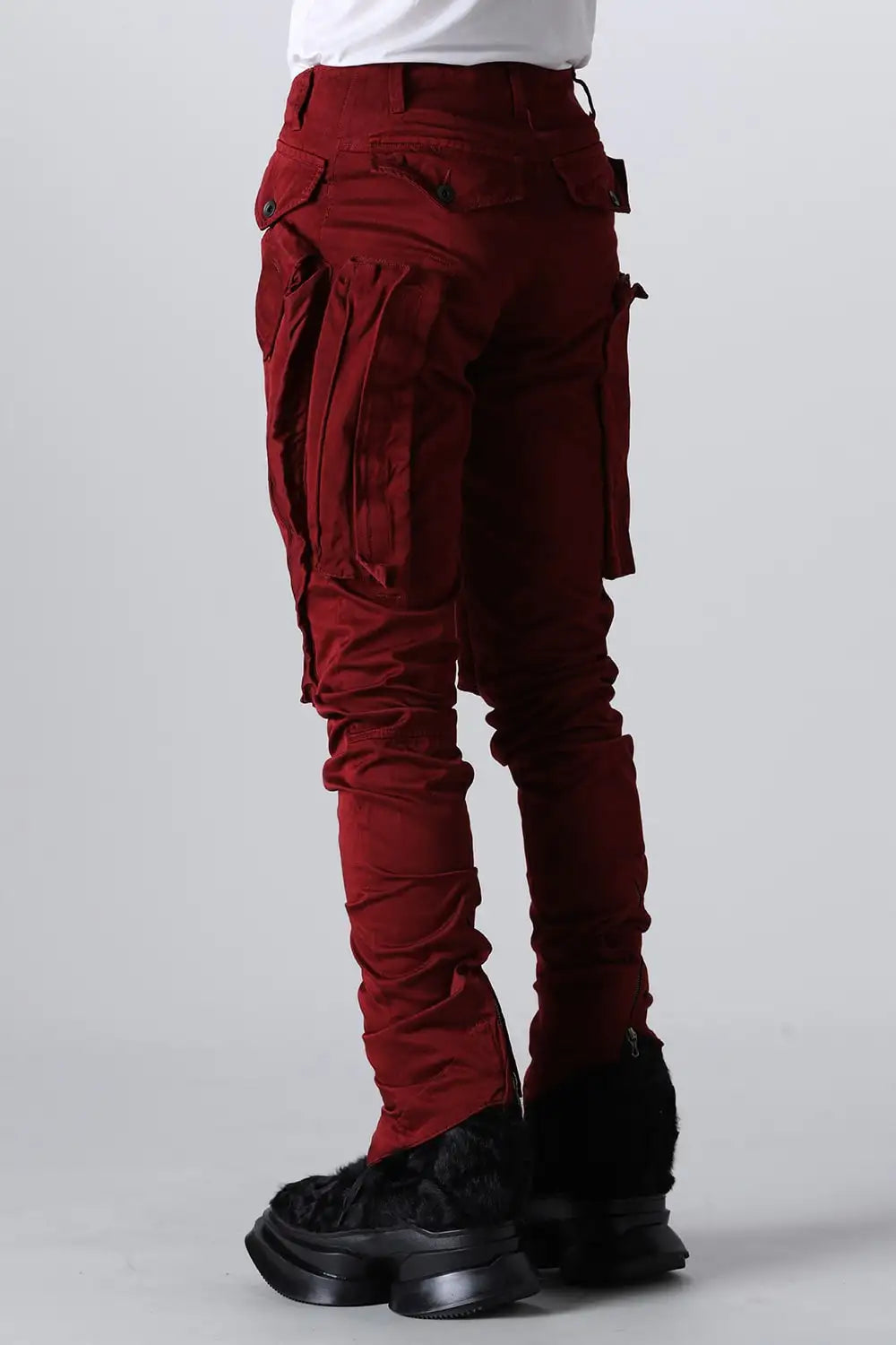 Tactical Skinny Pants Red