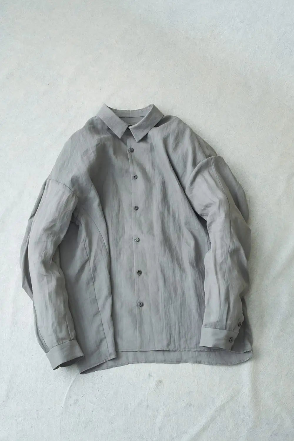 シャツ ルーズフィット ヘンプ Slate Gray