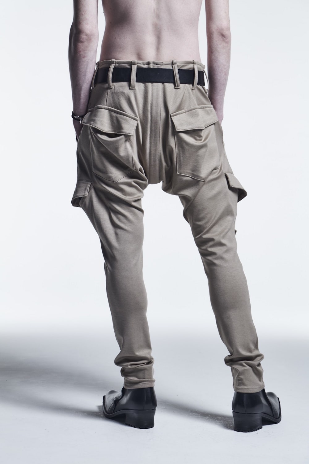 Saruel Cargo Pants Beige