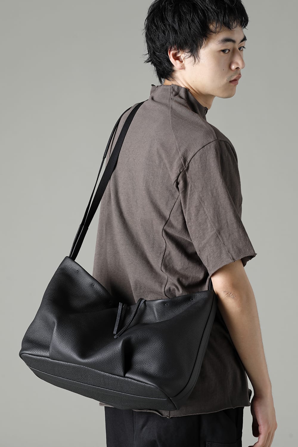 Shoulder bag Leather Black