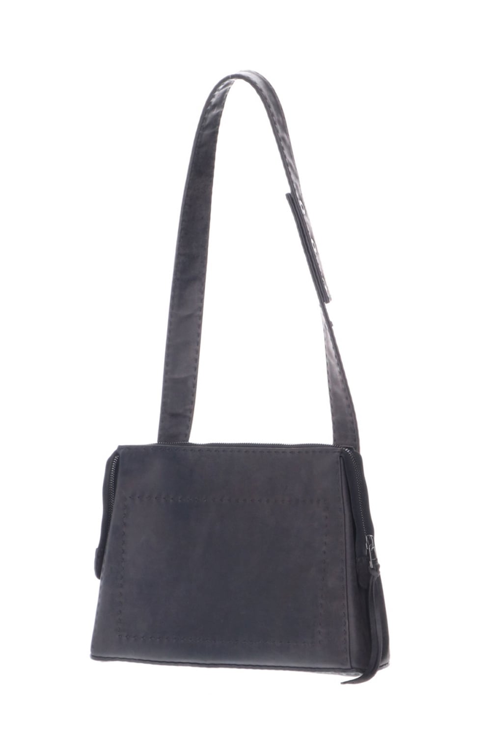 Hand made Messenger Bag Cow Leather Black