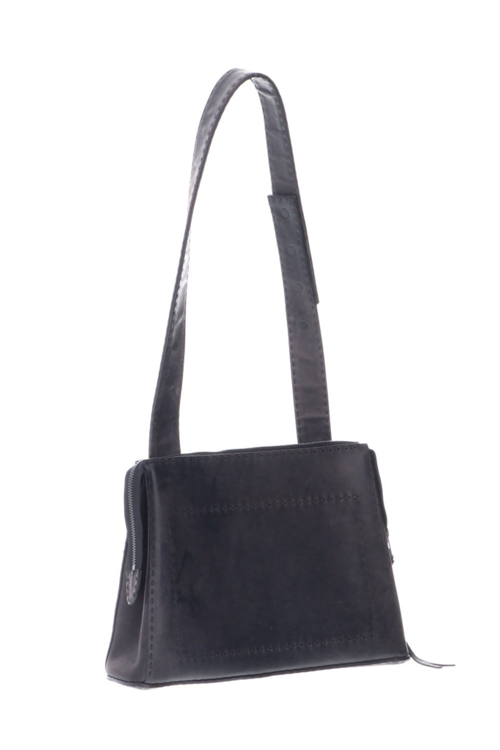 Hand made Messenger Bag Cow Leather Black