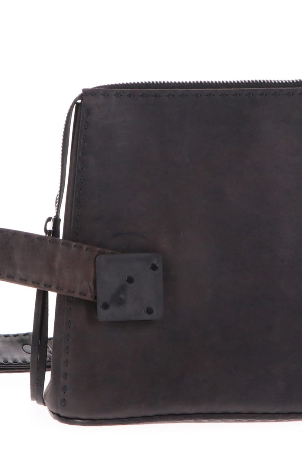 Hand made Messenger Bag Cow Leather Black