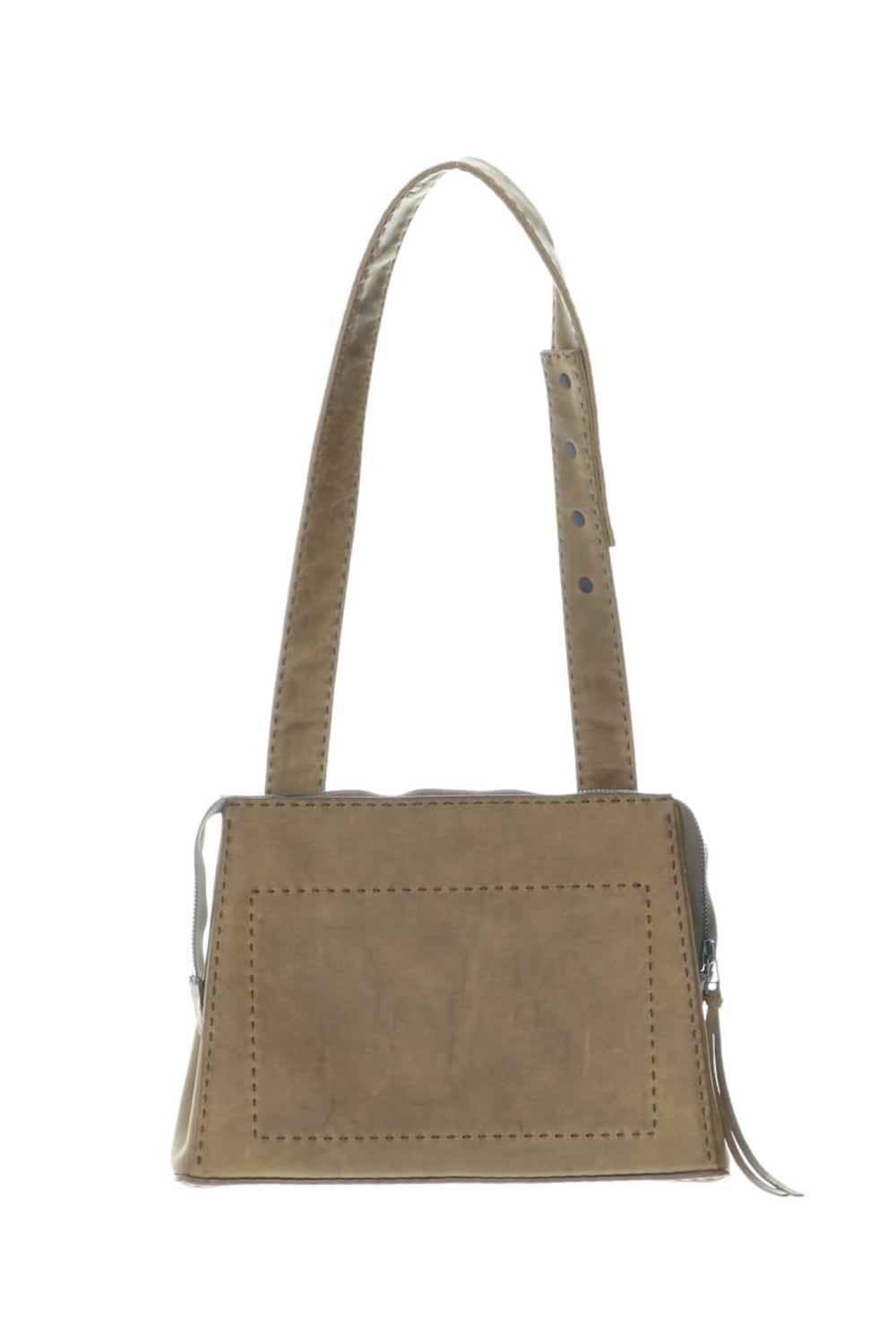 Hand made Messenger Bag Cow Leather Dark Olive