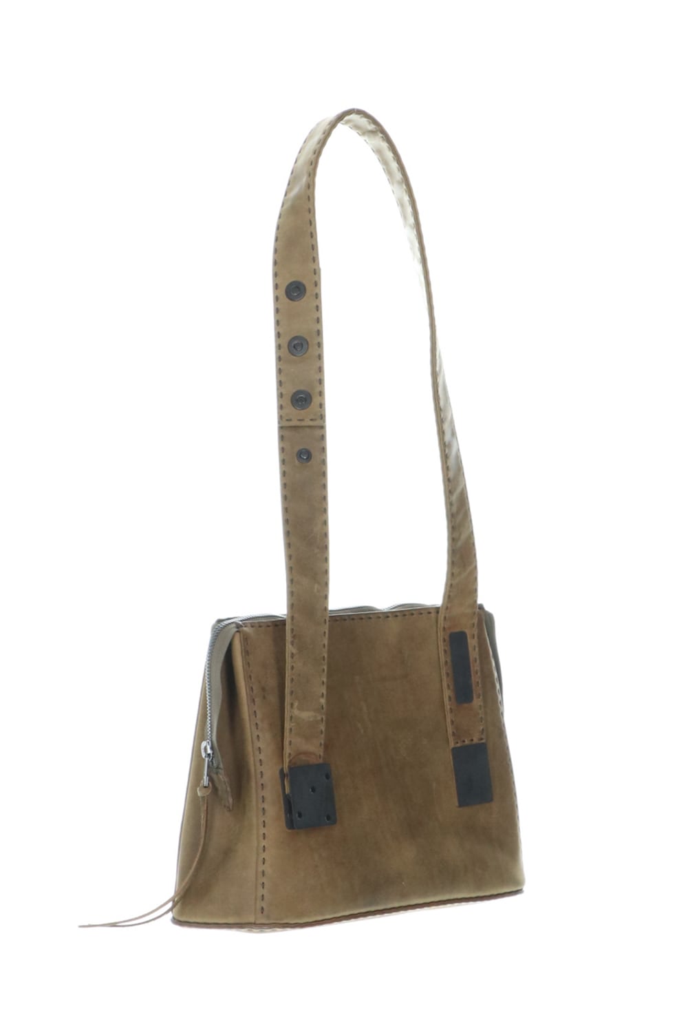 Hand made Messenger Bag Cow Leather Dark Olive