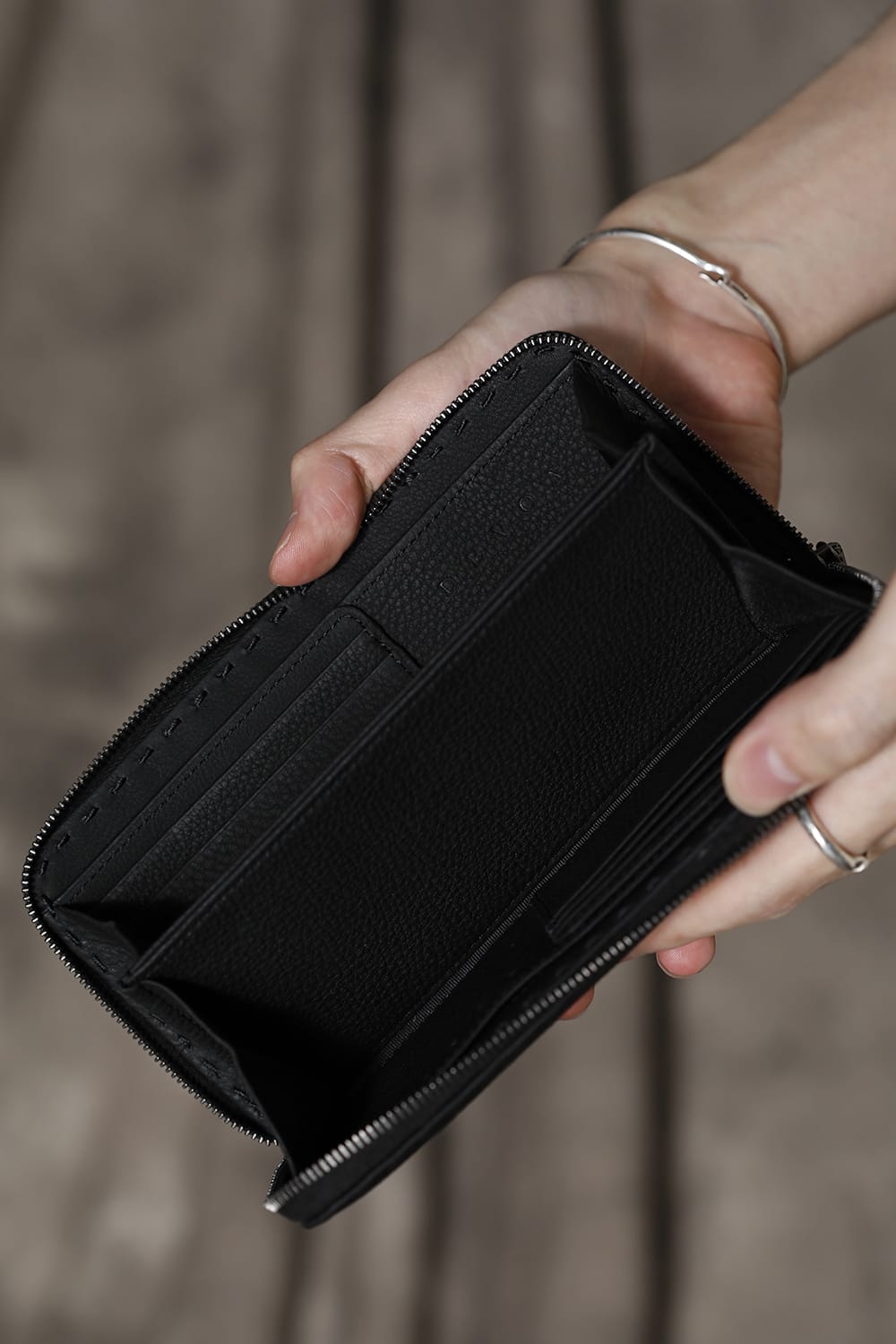 ロング ウォレット デュプイ バブル カーフレザー