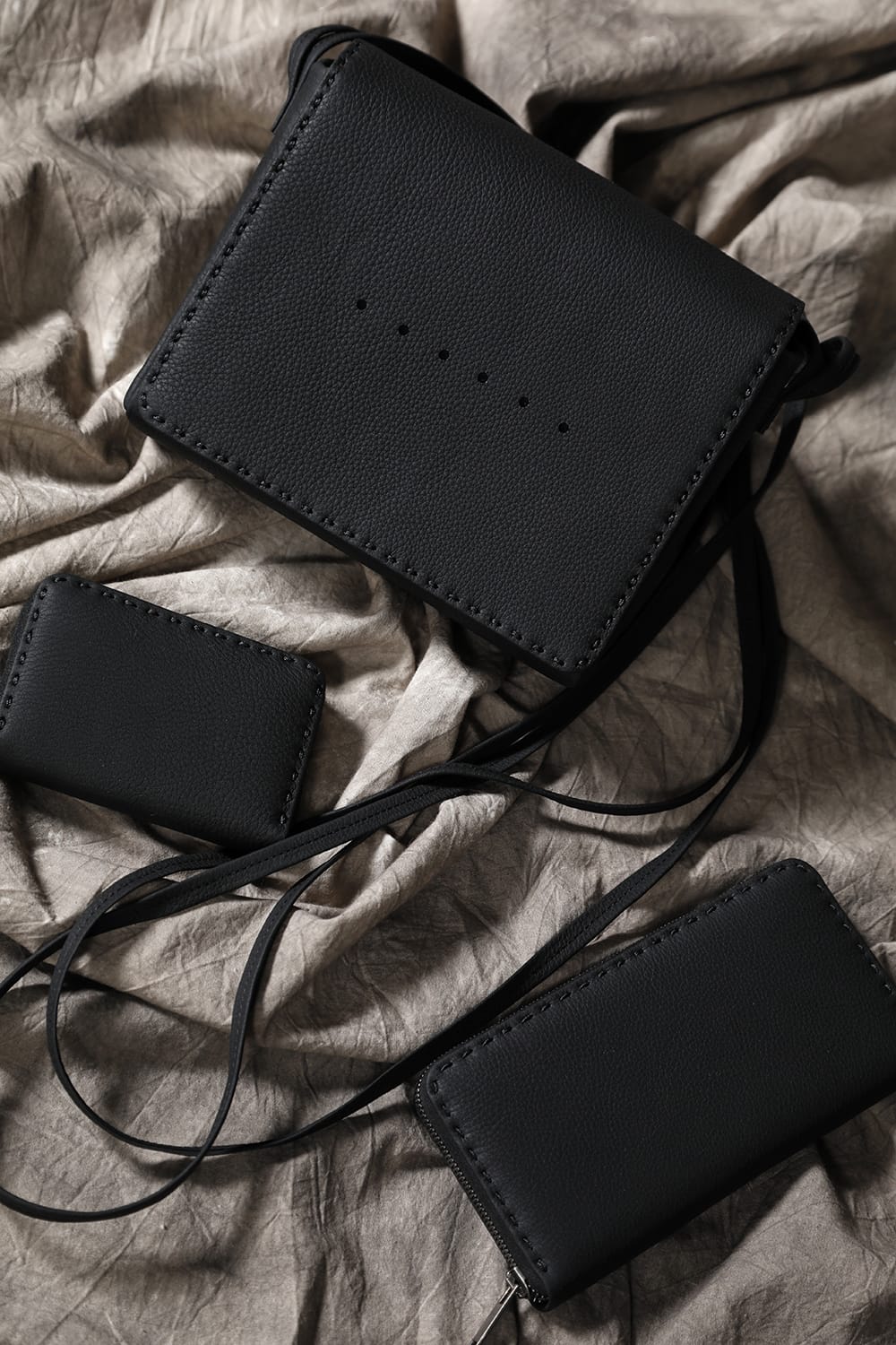 ロング ウォレット デュプイ バブル カーフレザー