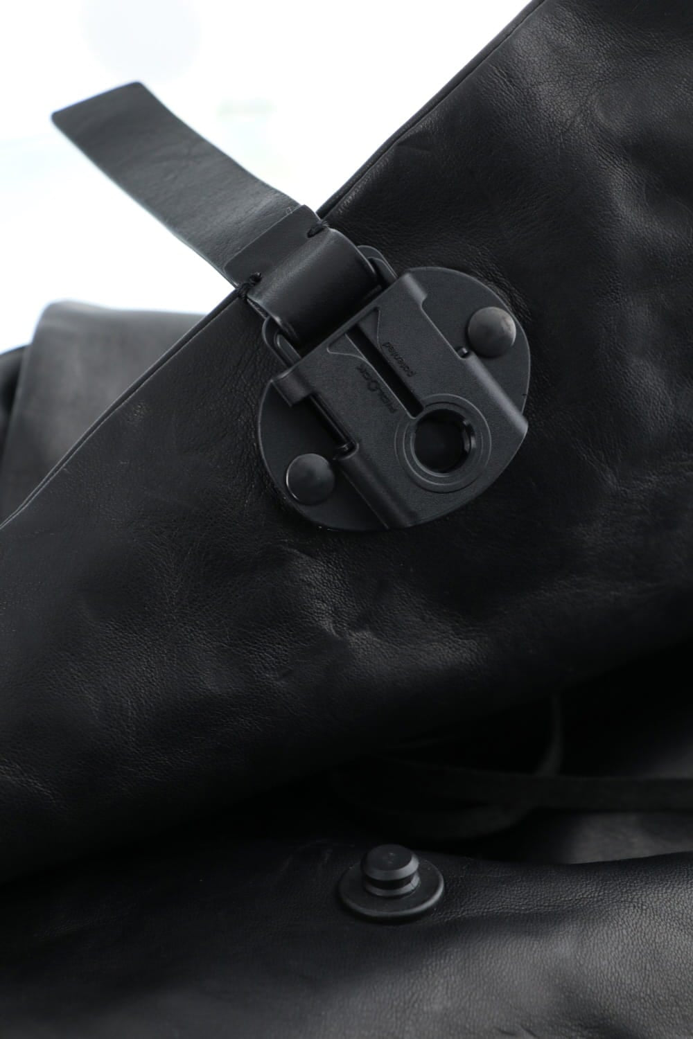 PC backpack GUIDI Horse Leather Black