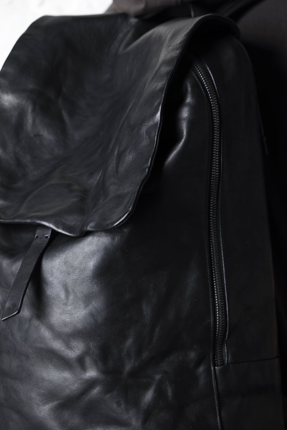 PC backpack GUIDI Horse Leather Black
