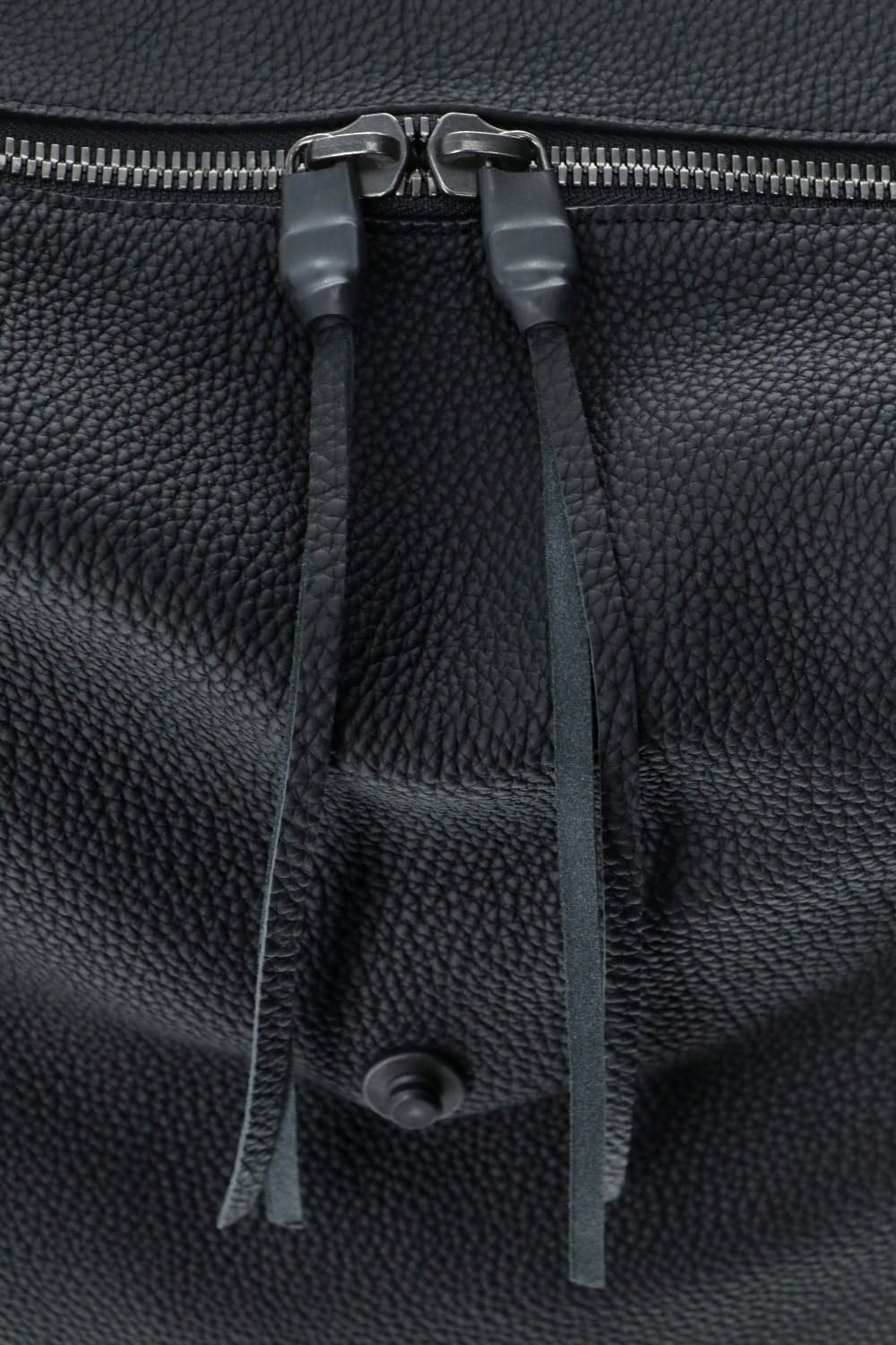 PC backpack Cow Leather Shrink Calf Black