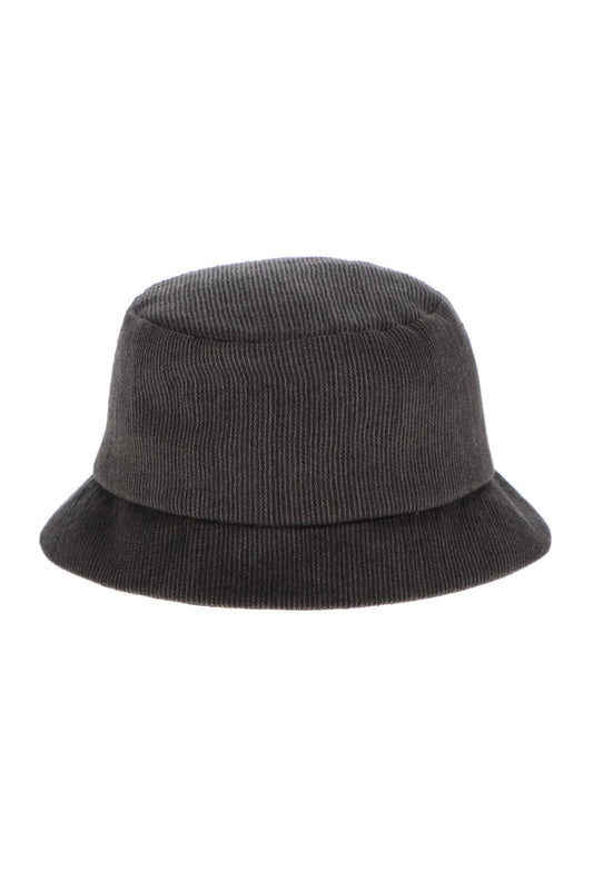 Hat Charcoal Stripe