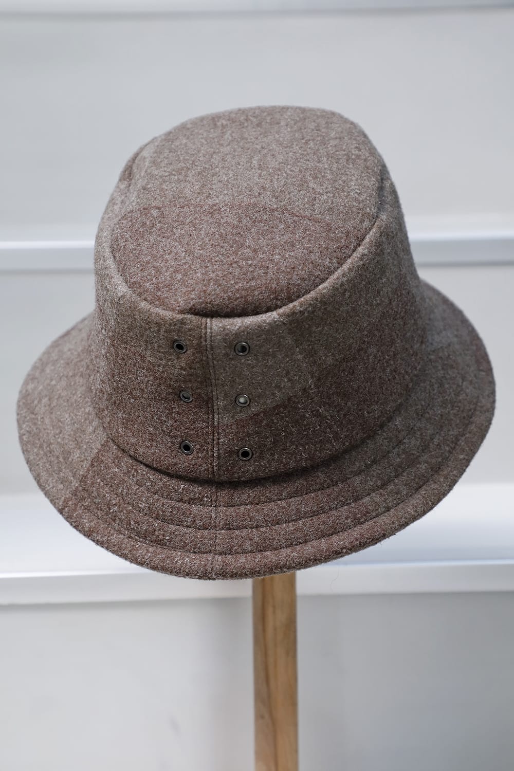 Hat Khaki Check