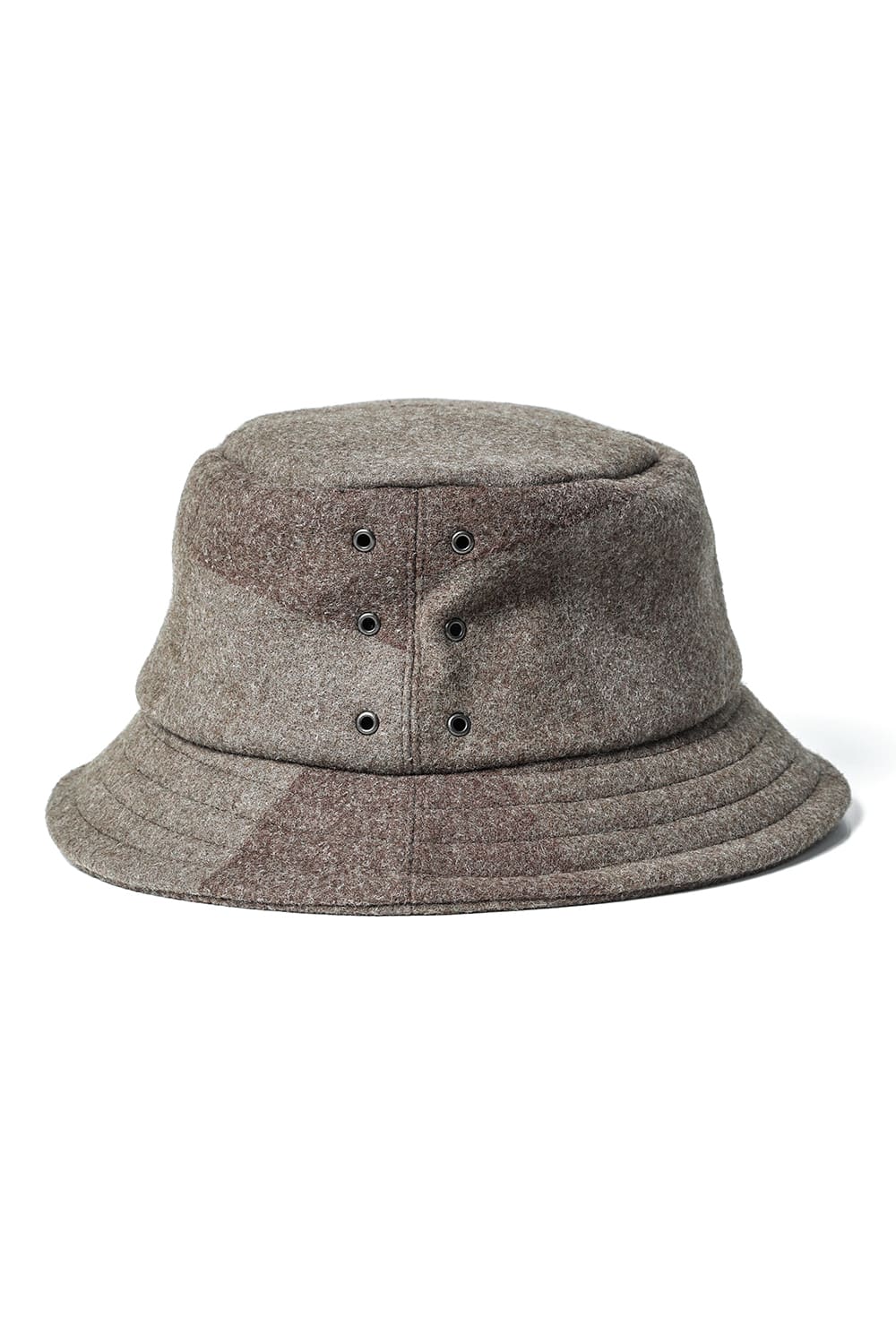 Hat Khaki Check