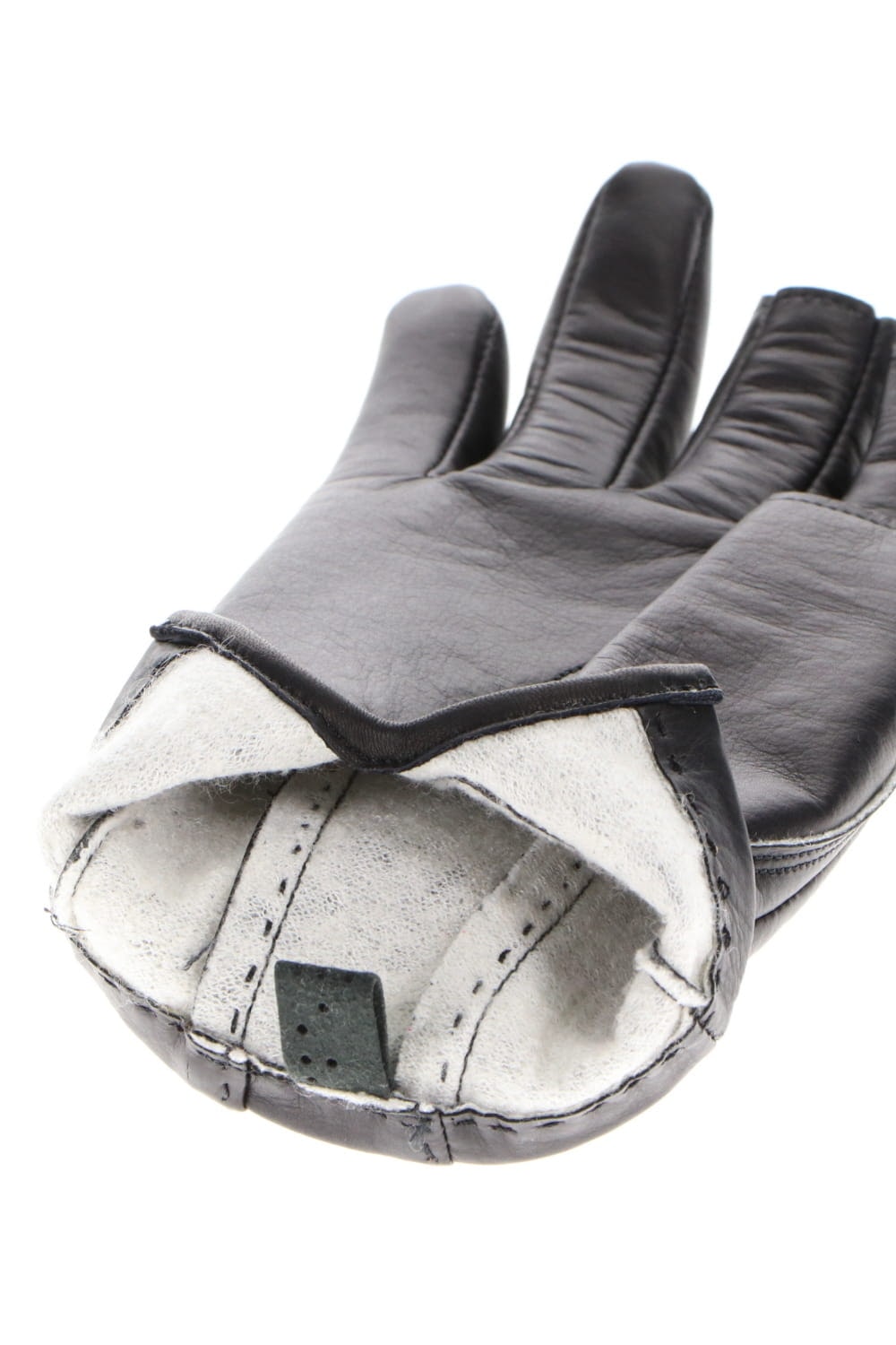 Leather Gloves Fingerless type Calf leather