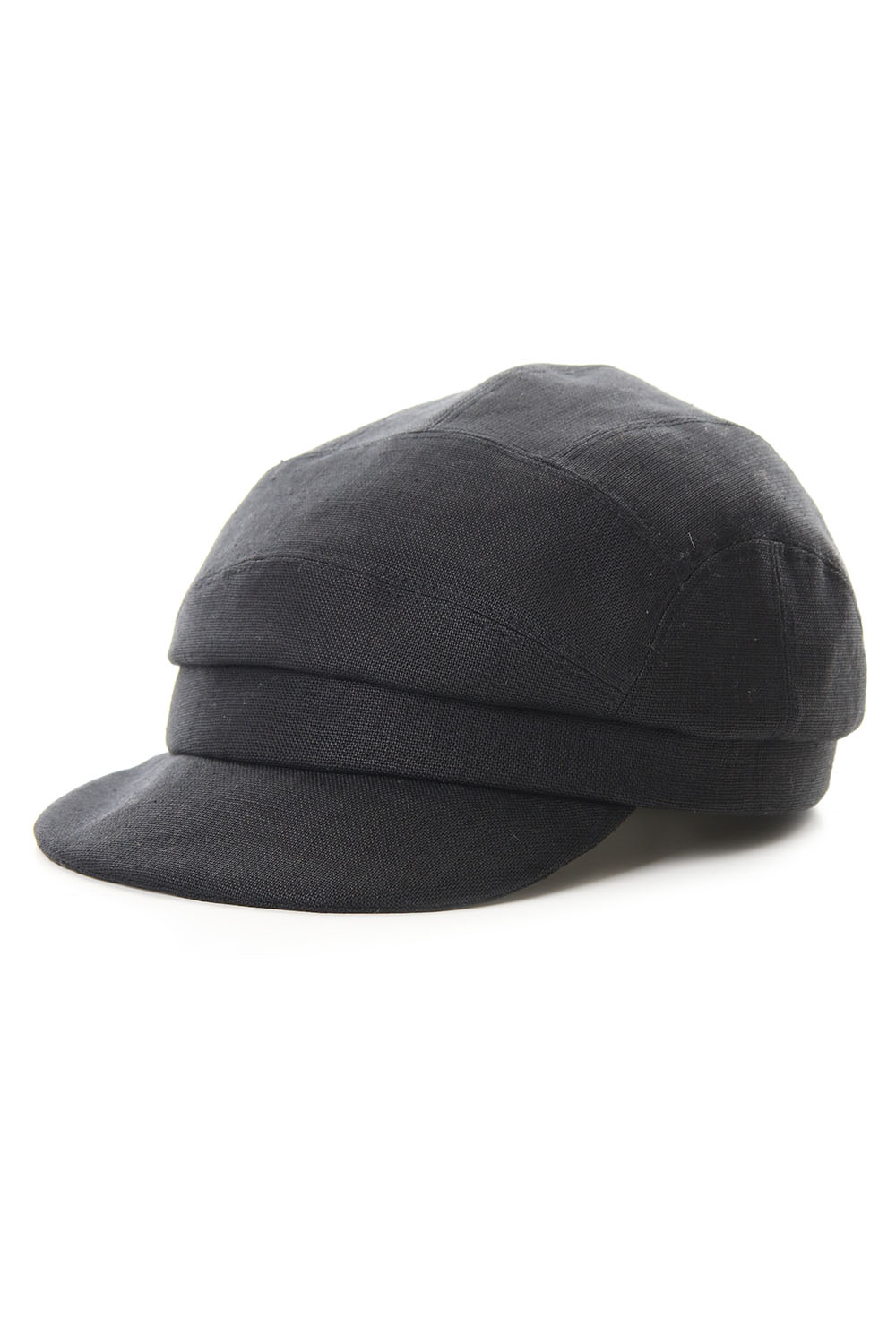 Cap LINEN FABRIC - Black