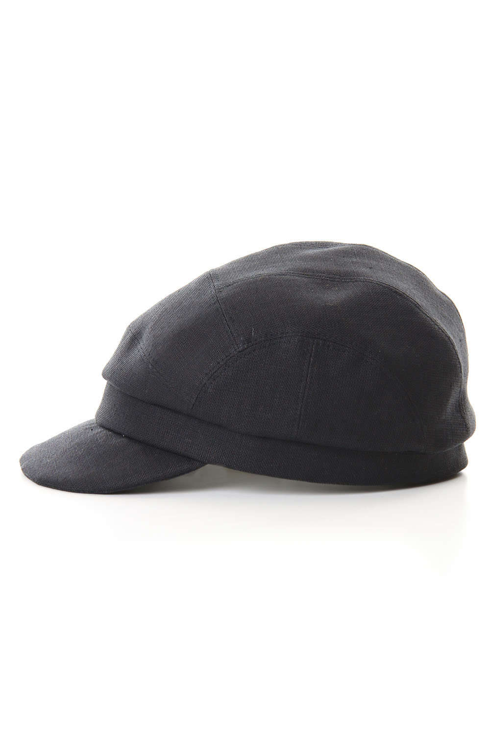 Cap LINEN FABRIC - Black