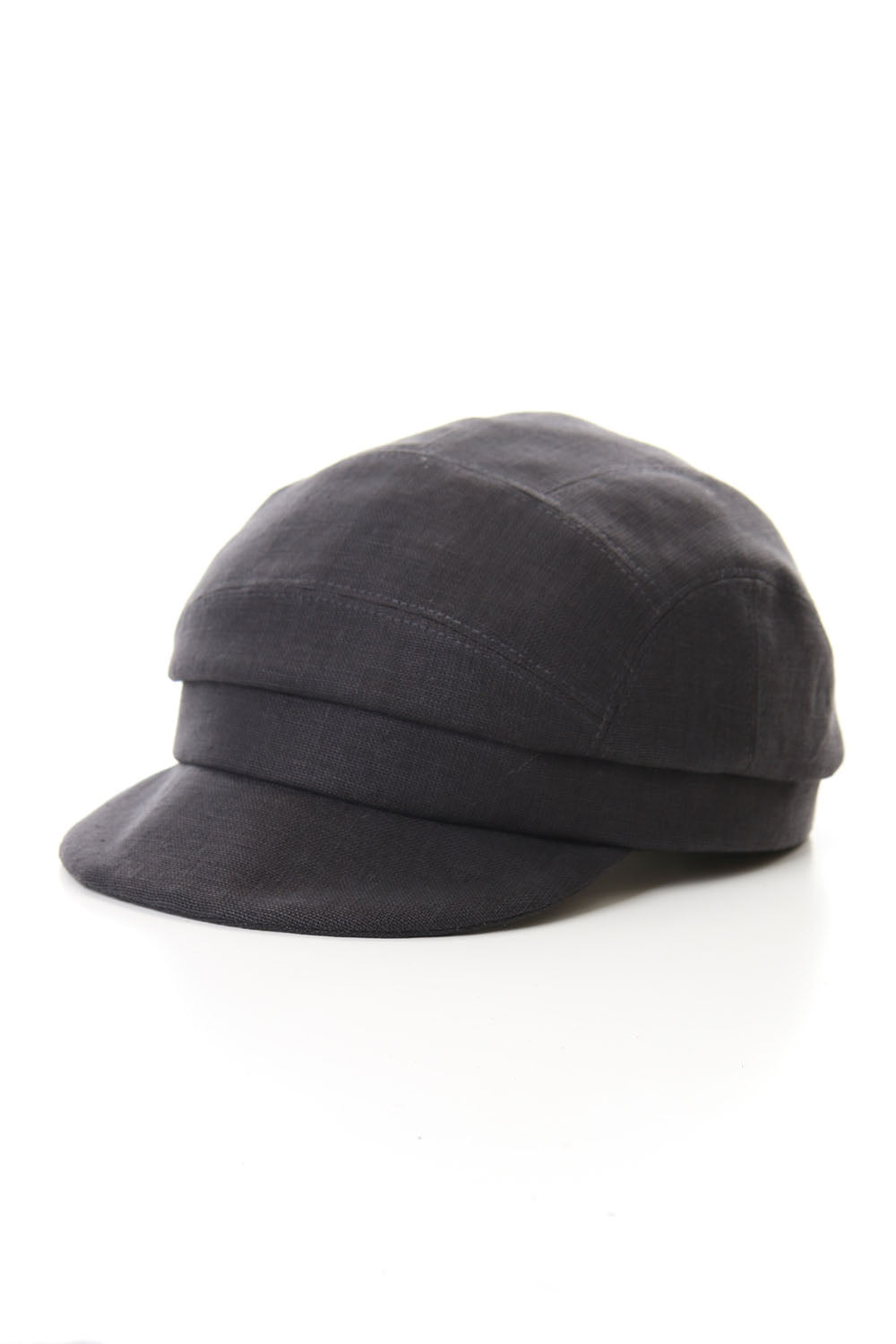 Cap LINEN FABRIC - Charcoal