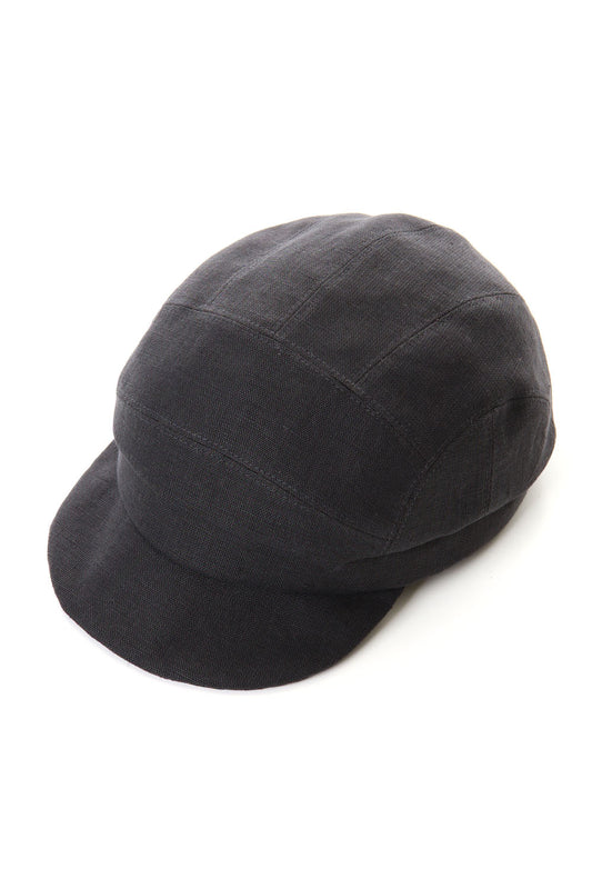 Cap LINEN FABRIC - Charcoal