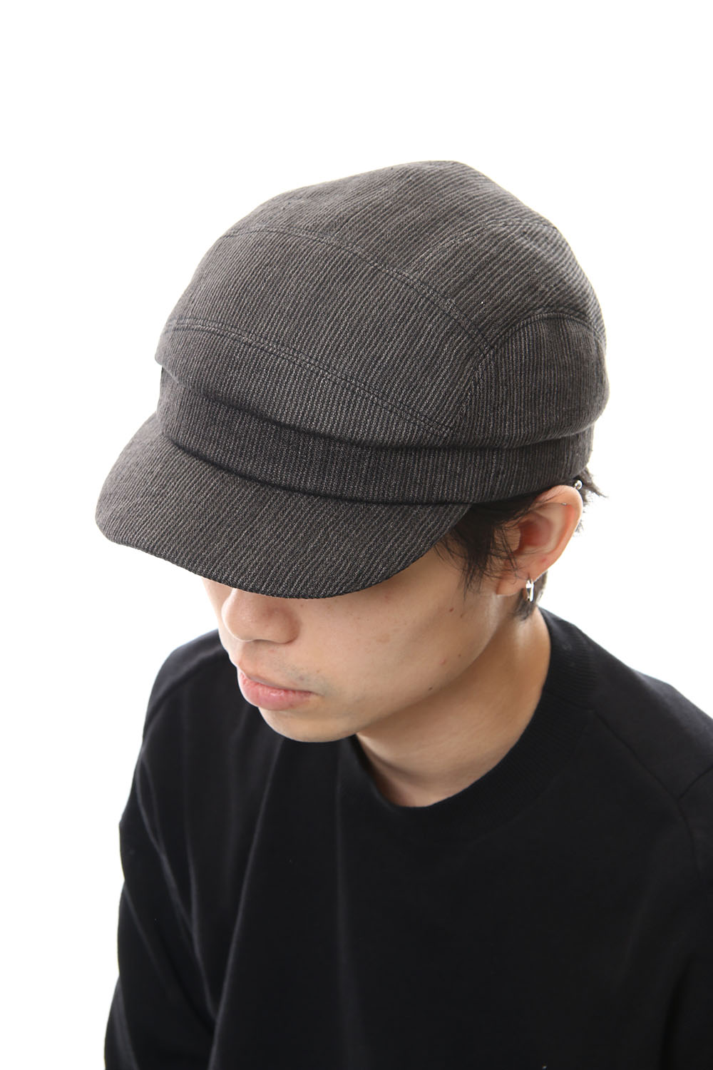 Cap LINEN FABRIC - Stripe