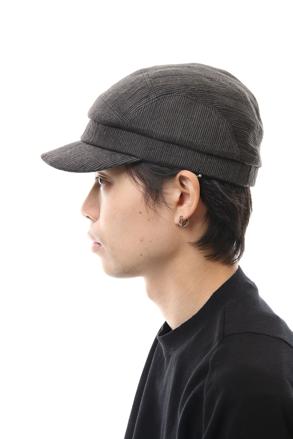 Cap LINEN FABRIC - Stripe