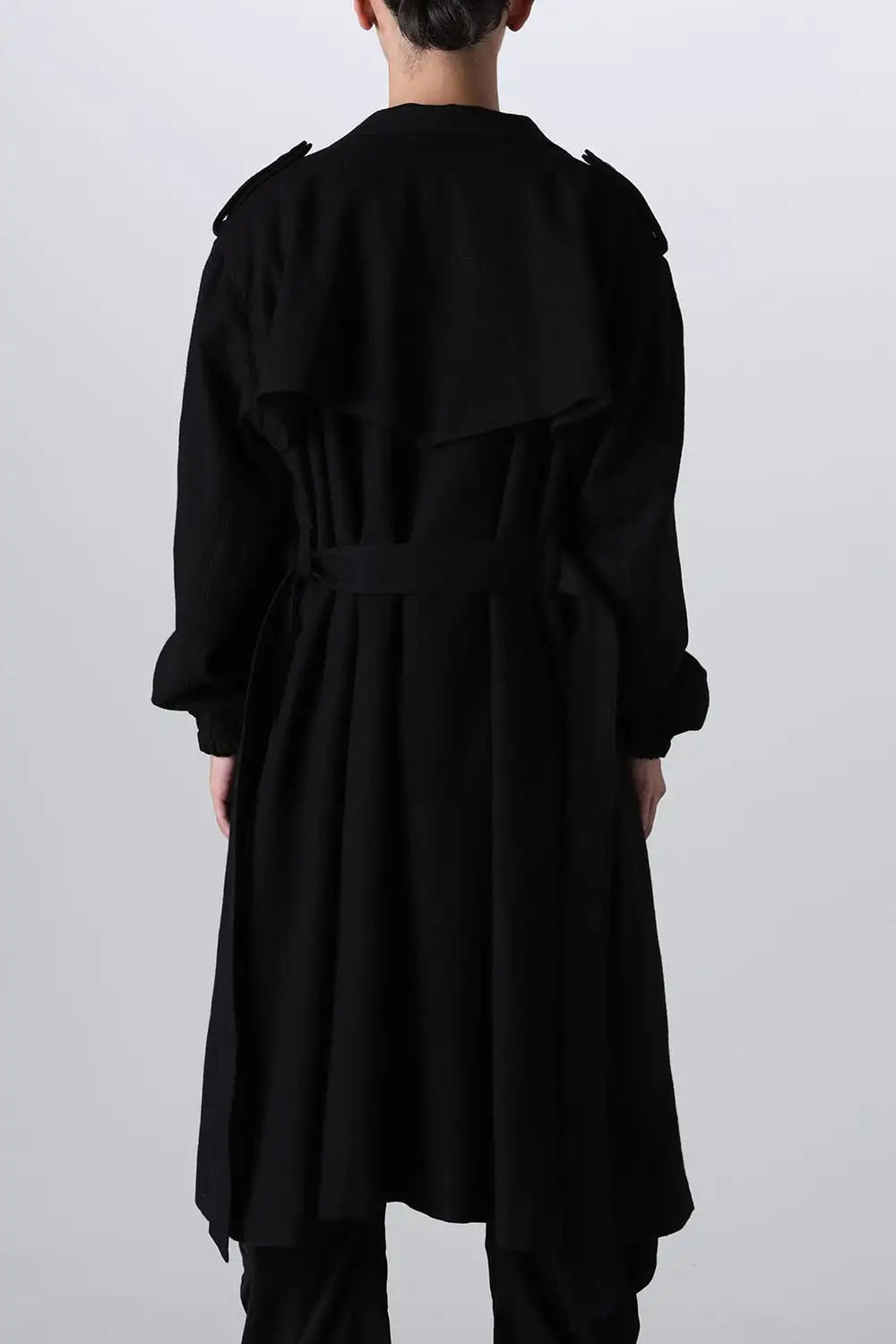 Stand Collar Drape Coat