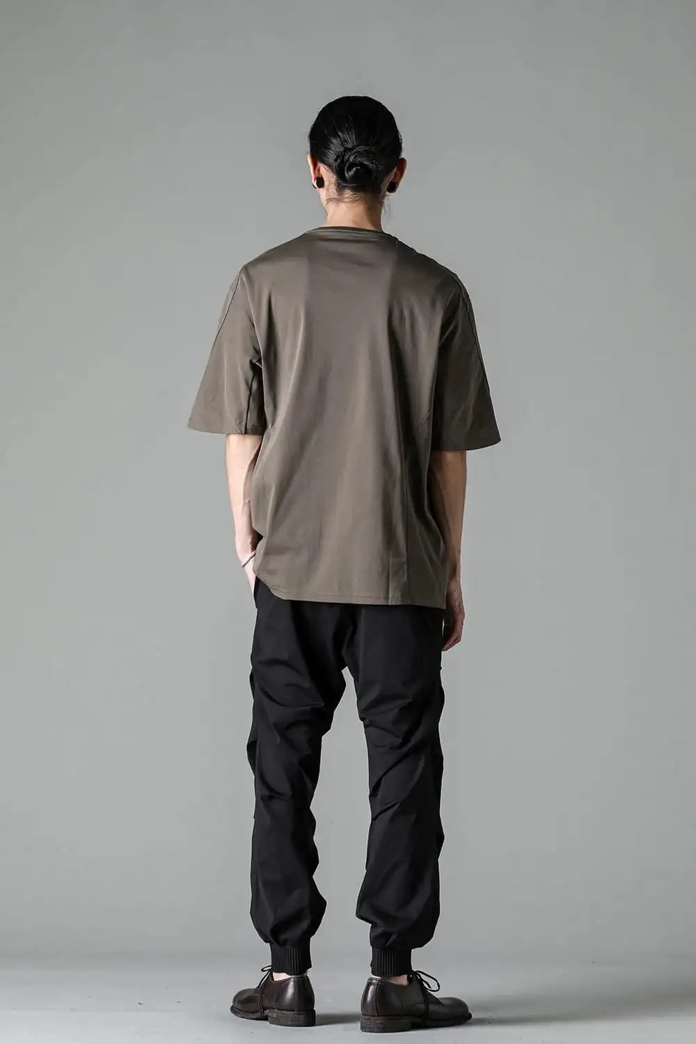 Short sleeve high gauge jersey Olive