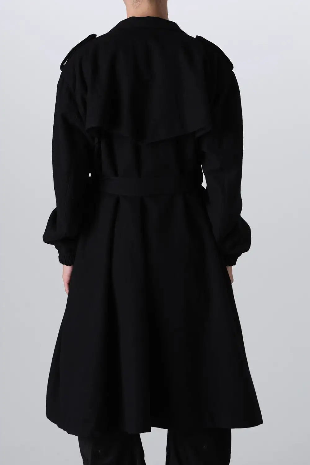 Stand Collar Drape Coat