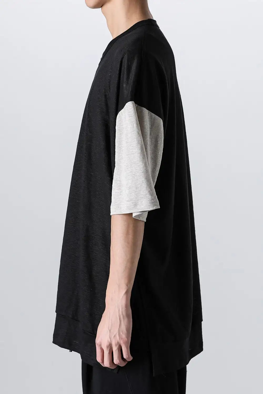 Layered Short Sleeve Reversible T-shirt