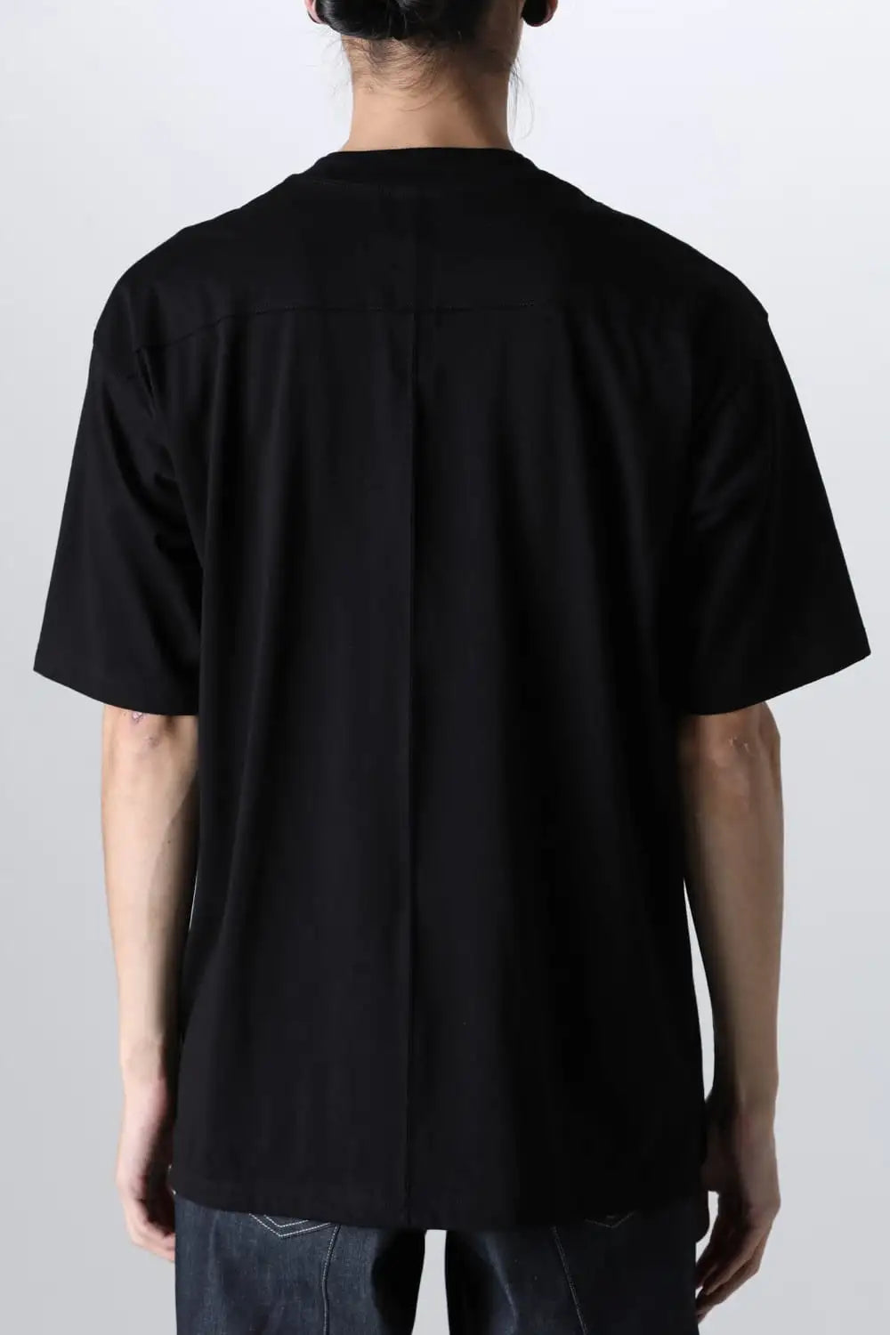 Cotton Jersey Pocket T-shirt  Black