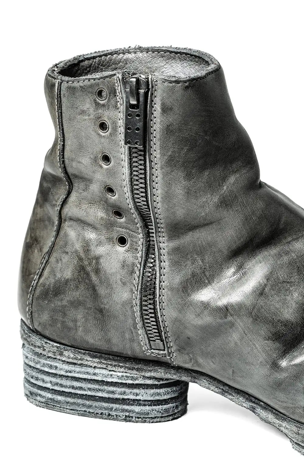 incarnation × DEVOA Boots Horse leather garment dyed Fade Gray