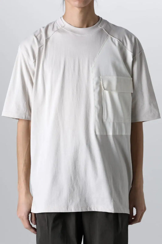 Cotton Jersey Pocket T-shirt  L.Gray