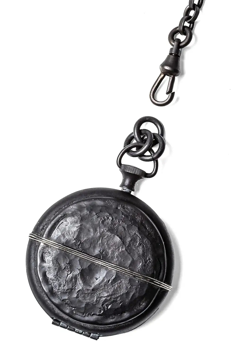 Thin Metal Wire Pocket Watch Style Pendent 04