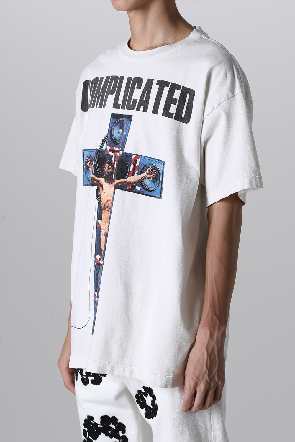 KOSUKE KAWAMURA × ©SAINT M×××××× COMPLICATED Short sleeve T-shirt