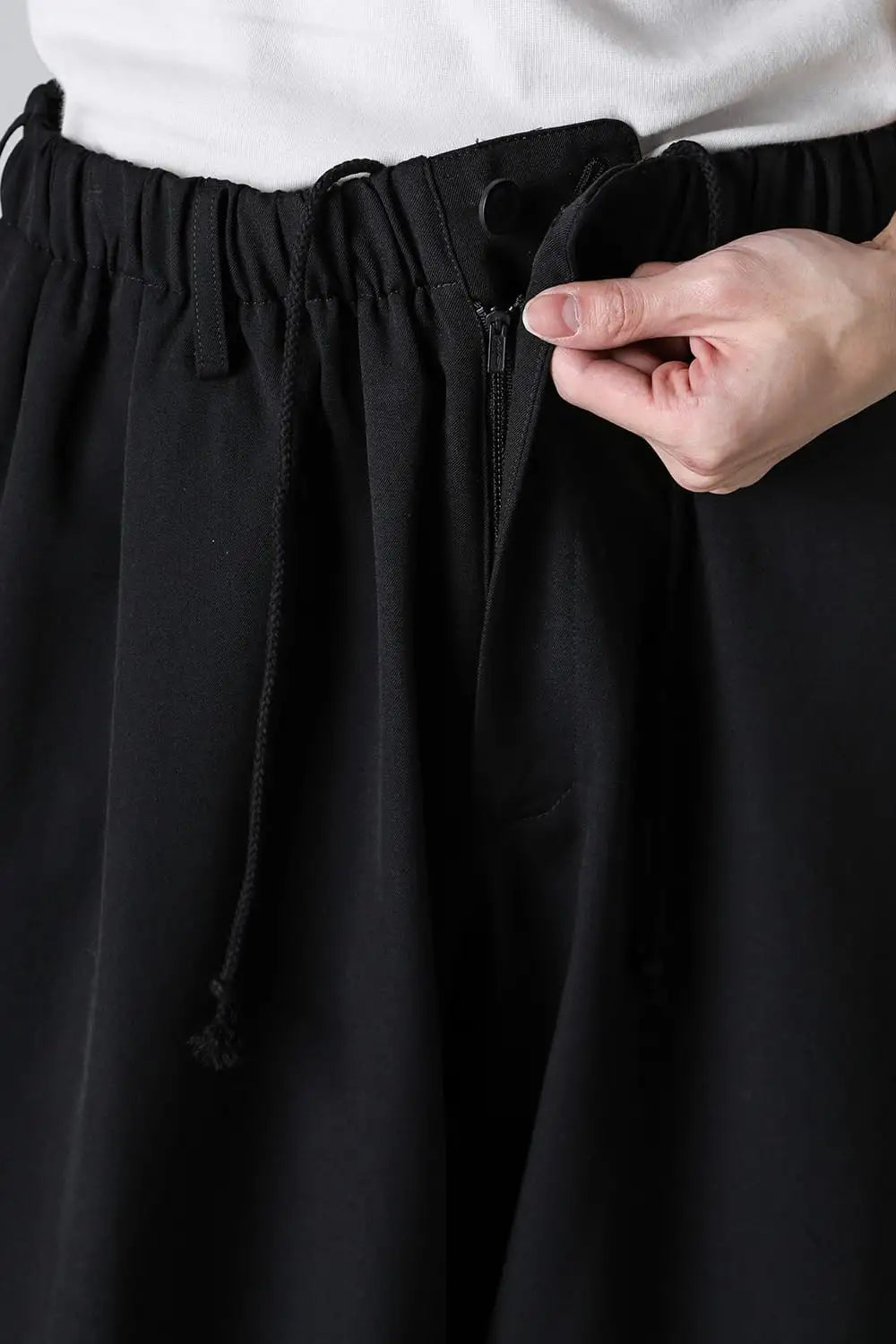 Gathered 9 part length Pants