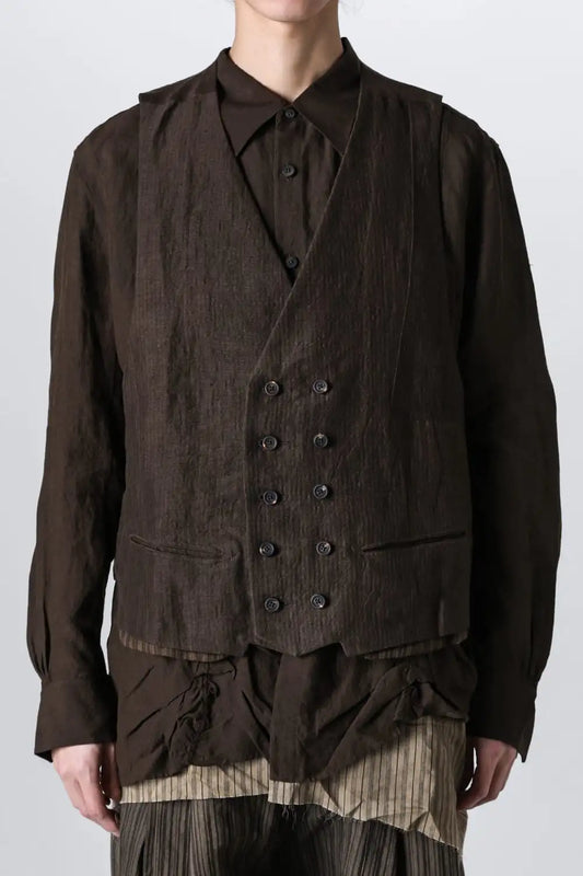 PatchWork Double Breasted Waist Coat